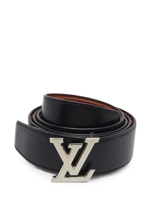 Louis Vuitton Pre-Owned 2024 logo-plaque reversible belt - Black