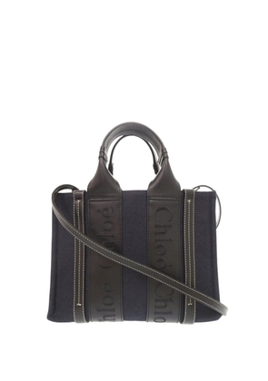Chloé Pre-Owned 2023 Small Canvas Woody Tote satchel - Grey