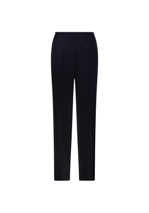 Forte Forte satin-finish trousers - Blue