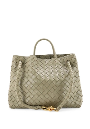 Bottega Veneta Pre-Owned Andiamo Top Handle Bag Intrecciato Nappa Medium satchel - Green