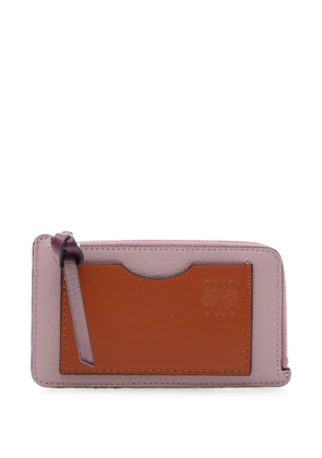 Loewe Pre-Owned Anagram coin card holder - Purple