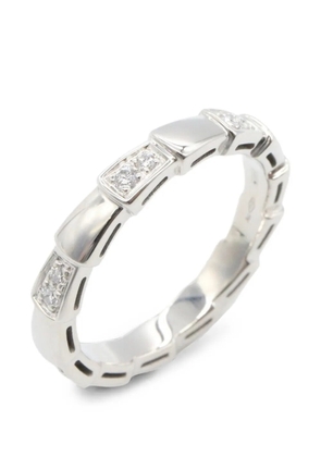 Bvlgari Pre-Owned 2010s Serpenti Viper diamond ring - Silver