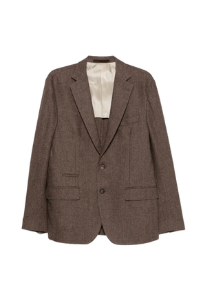 Eleventy single-breasted notched-lapel suit - Brown