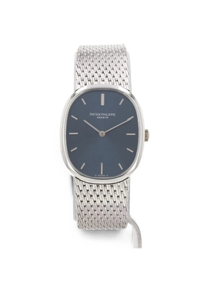 Patek Philippe Pre-Owned 1970s Ellipse 32mm watch - Blue