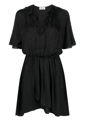 Zadig&Voltaire Rackyla V-neck minidress - Black