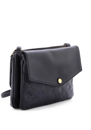 Louis Vuitton Pre-Owned Twice Handbag Monogram Empreinte Leather crossbody bag - Black