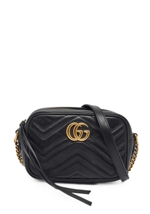 Gucci Pre-Owned GG Marmont matelassé cross body bag - Black