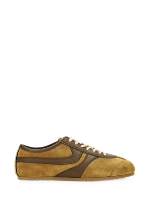 DRIES VAN NOTEN suede sneakers - Brown