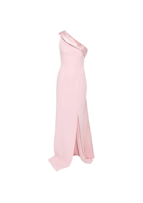 JEAN-LOUIS SABAJI bow-detail crepe gown - Pink