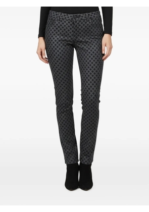 Dolce & Gabbana Pre-Owned polka-dot slim-fit jeans - Grey