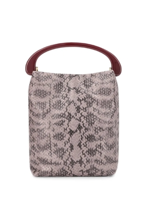 DRIES VAN NOTEN micro leather bag - Neutrals