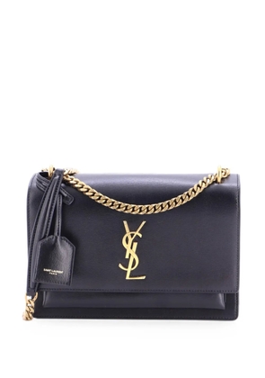 Saint Laurent Pre-Owned Sunset Leather Medium crossbody bag - Black