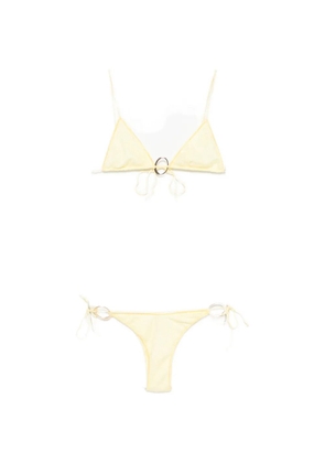 Oséree ring-detail bikini - Yellow