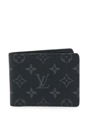 Louis Vuitton Pre-Owned Slender Monogram Eclipse bifold wallet - Black