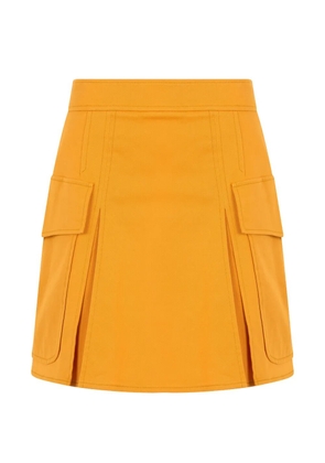 Alberta Ferretti pocket-detail mini skirt - Orange