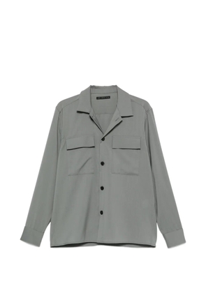 Low Brand flap-pocket shirt jacket - Grey