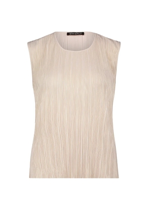 Betty Barclay plissé-effect metallic top - Neutrals