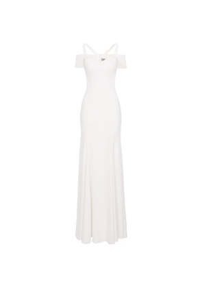 Murmur Candy cold-shoulder maxi dress - White
