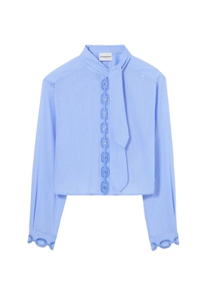 Claudie Pierlot striped poplin shirt - Blue