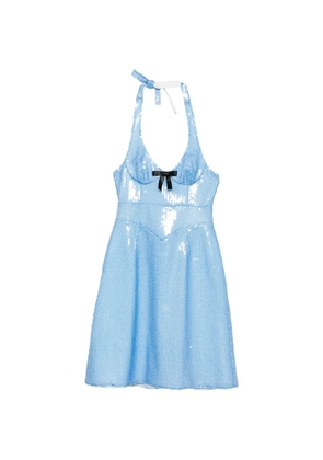 SHUSHU/TONG sequin-embellishment midi dress - Blue