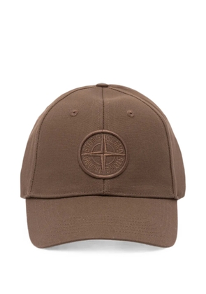 Stone Island Compass-patch baseball cap - Brown