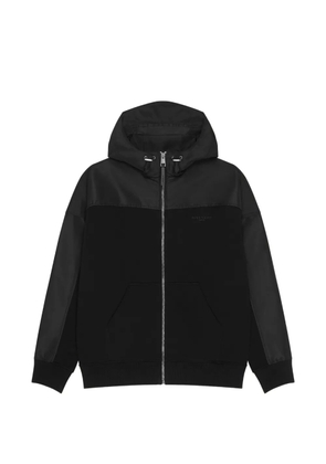 Givenchy panelled zip-up hoodie - Black