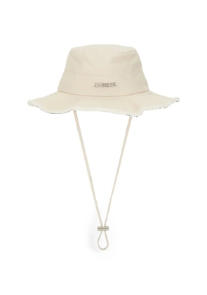 Jacquemus The Artichaut logo-plaque bucket hat - Neutrals