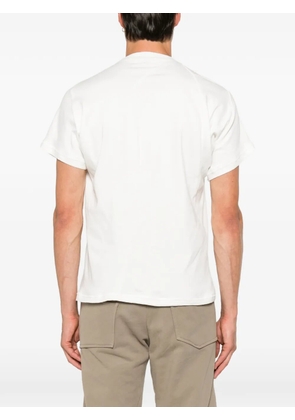 Leon Emanuel Blanck Wide seam-detail T-shirt - White
