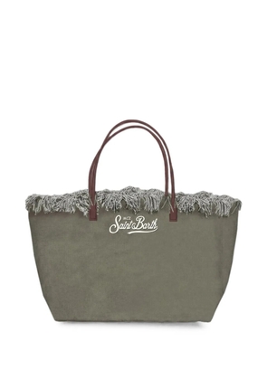 MC2 Saint Barth City fringe-trim tote bag - Green