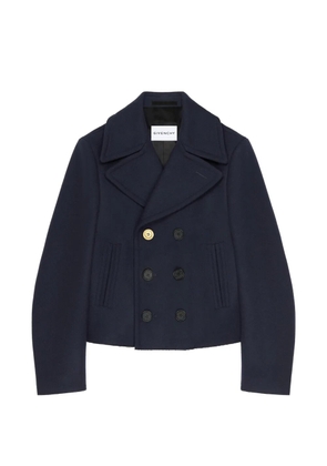 Givenchy double-breasted notched-lapels jacket - Blue