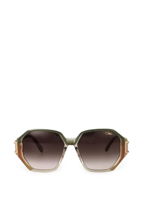 Cazal geometric-frame sunglasses - Green