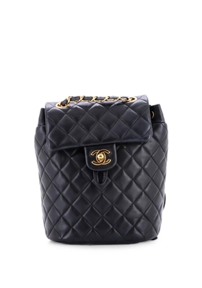 CHANEL Pre-Owned Urban Spirit Quilted Lambskin Mini backpack - Black