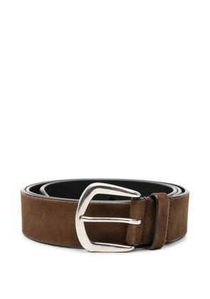 Officine Creative suede buckle-fastening belt - Brown