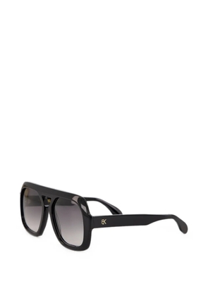 Emmanuelle Khanh 1997 oversized-frame sunglasses - Black