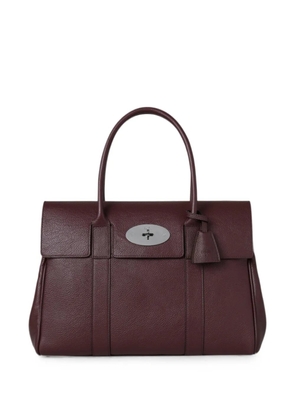 Mulberry Bayswater grained leather tote bag - Red