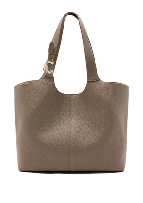 Coccinelle C-Easy buckle leather shoulder bag - Brown