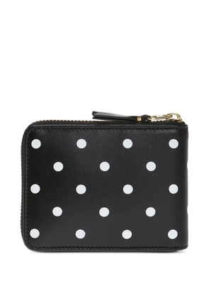 Comme Des Garçons polka-dot wallet - Black
