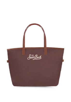 MC2 Saint Barth City logo-embroidered tote bag - Brown