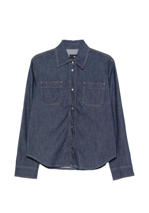 7 For All Mankind Utility Classic patch-pocket denim shirt - Blue