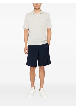 Corneliani pressed-crease shorts - Blue