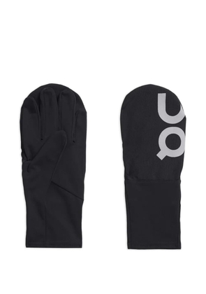 On Core logo-detail running gloves - Black