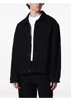 Studio Nicholson button-up boxy jacket - Black