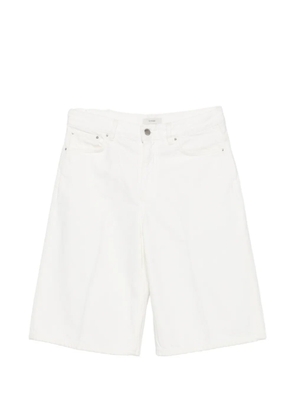 TOTEME Board knee-length denim shorts - White