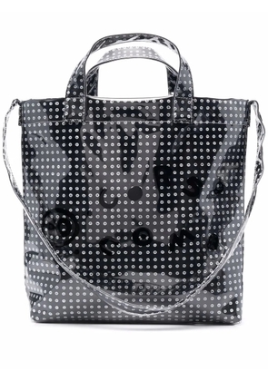 10 CORSO COMO coated logo-print tote bag - Black