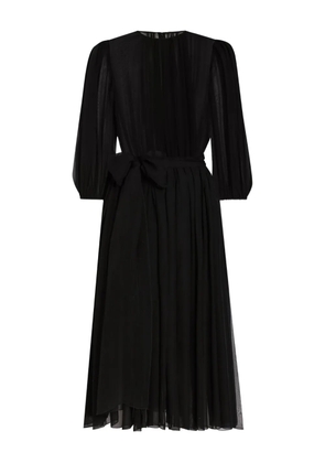 Dolce & Gabbana midi chiffon dress - Black