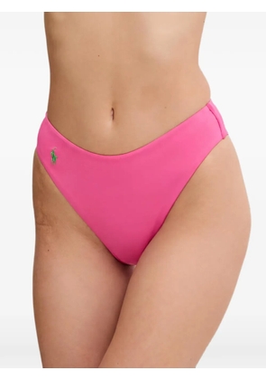 Polo Ralph Lauren logo-embroidered bikini bottoms - Pink