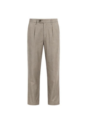Re-Hash slim-fit pleated trousers - Neutrals