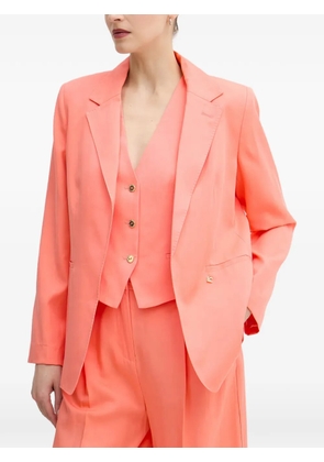 Lola Casademunt notched-lapel blazer - Orange
