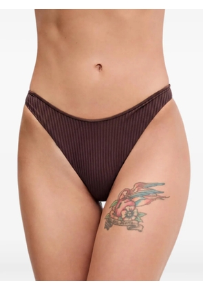 Melissa Odabash Noto ribbed bikini bottoms - Brown