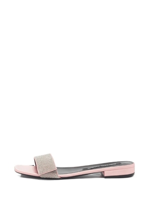 Sergio Rossi crystal-embellished sandals - Pink